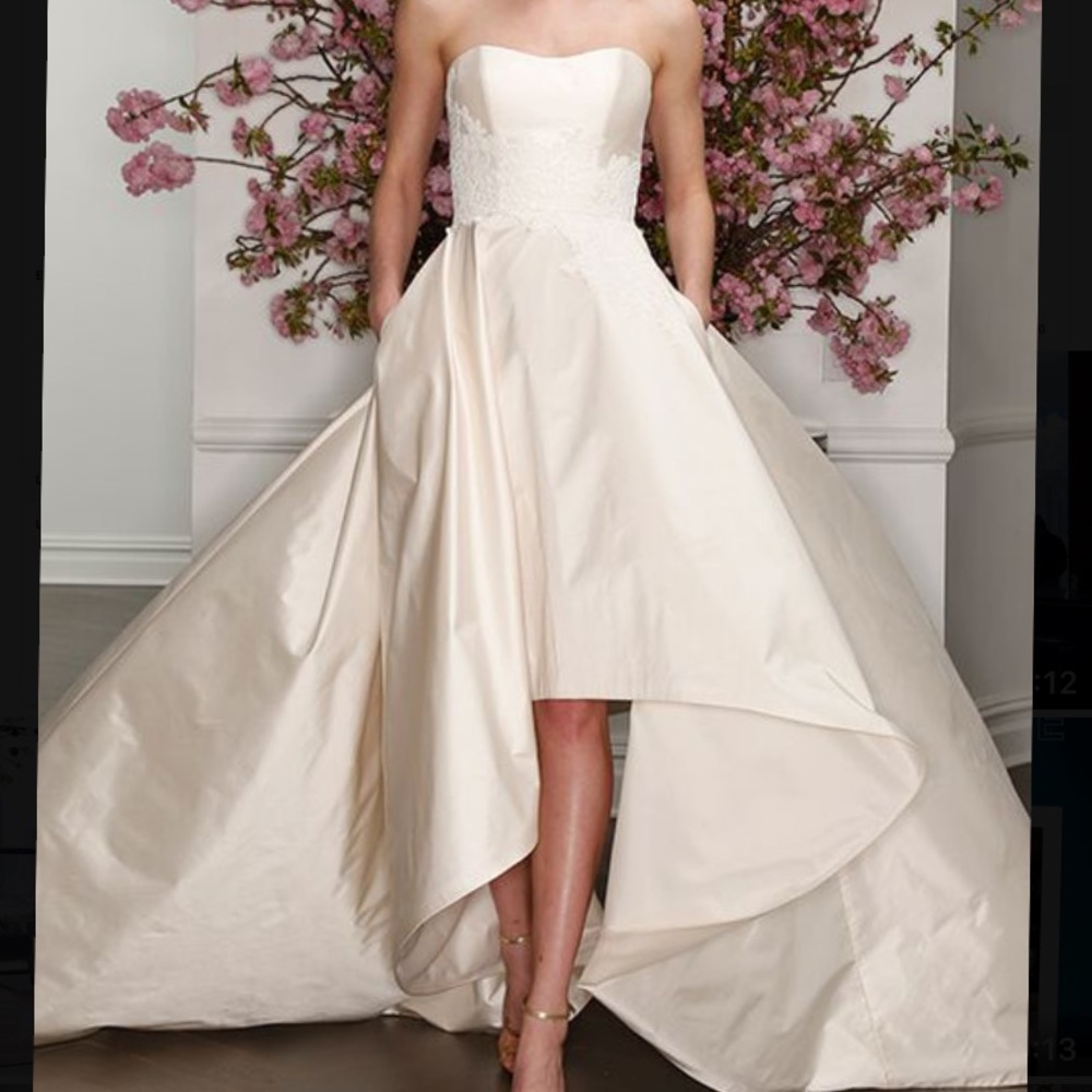 Legends By Romona Keveza High Low Wedding Dress.